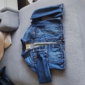 Womens dark blue Jean jacket